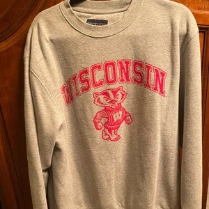Wisconsin Jansport pullover size L